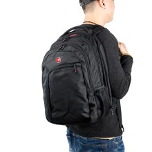 新款瑞士军刀双肩书包电脑背包防水休闲学院风旅行箱包 SA-9501